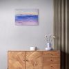Very peri seascape painting on canvas - 20x28 in | 50x70 cm