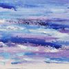 Morning light seascape painting on canvas - 24x48 in | 60x120 cm