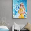 Soul sister mixed media painting on canvas - 27x31 in | 120x80 cm