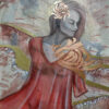 Desert Voice | Vibrations - women portrait on canvas - 28x20 in | 70x50 cm